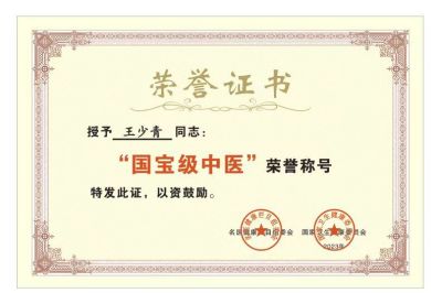 国宝级中医——王少青
