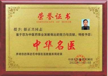 新春特别报道 中国当代名医——郁正兴